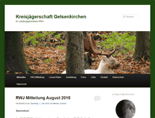 Tablet Screenshot of kreisjaegerschaft-gelsenkirchen.de